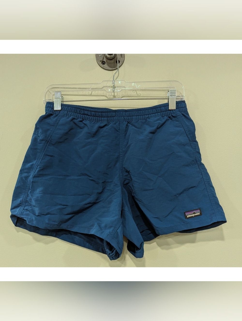 Patagonia 5" Baggies Shorts In Blue Size XS
